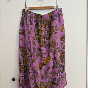 J.Crew Floral Tiger Print Skirt